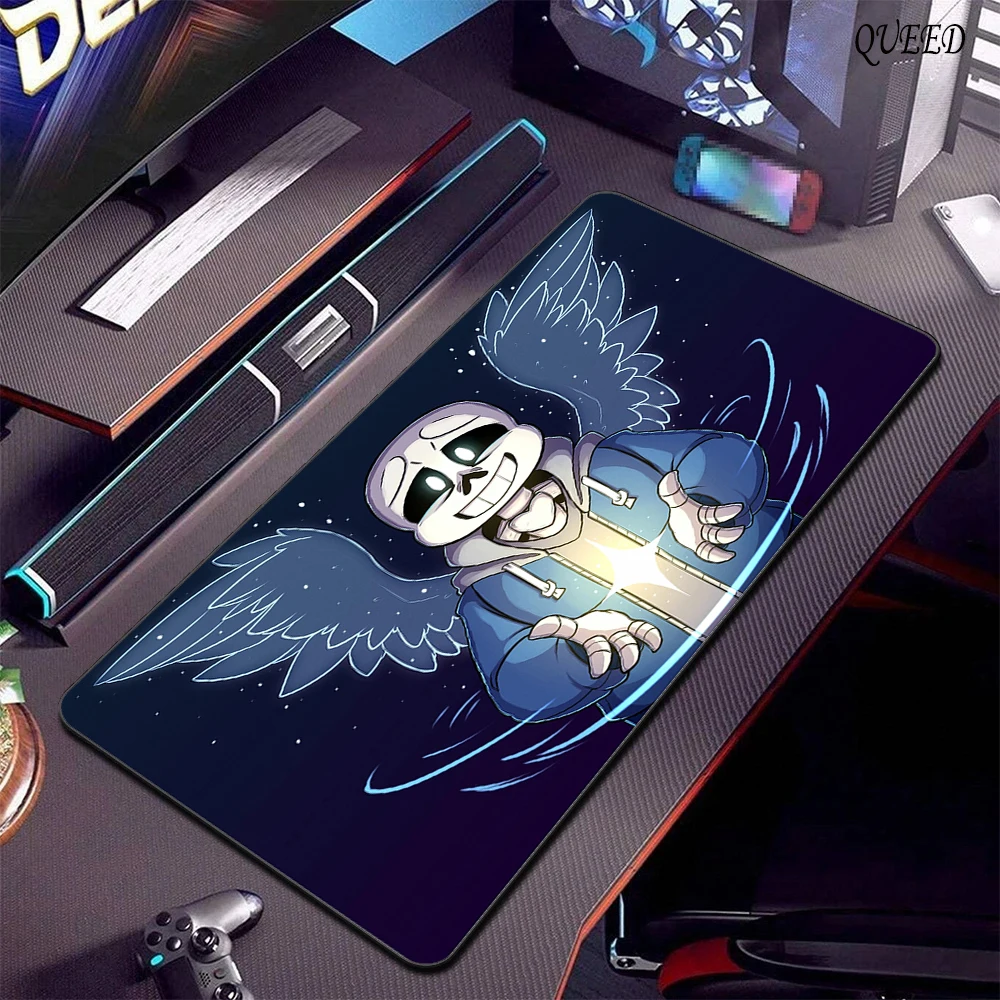 

Lauge Game Undertale Mouse Pad Keyboard Mousepad 1000X500mm Desk Mat PC Gamer Office Carpet Home Table Mats With Lockedge