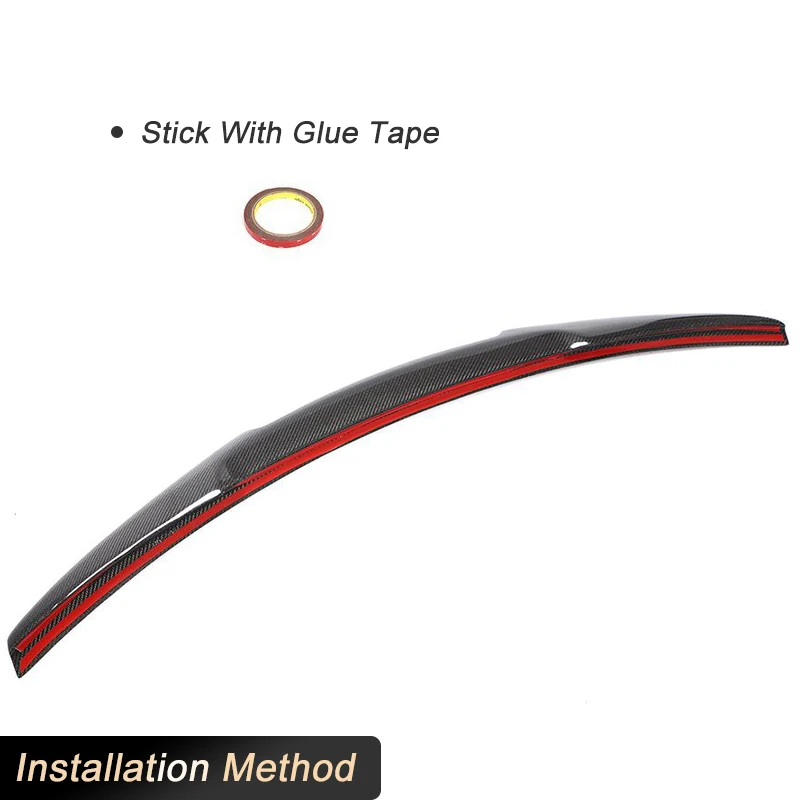 

Car Rear Trunk Spoiler Wings for Audi A4 B8.5 Sedan 2013-2016 Full Carbon Fiber Auto Racing Rear Spoiler Boot Wing Lip Body Kit