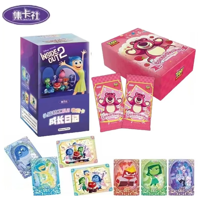 

Card.Fun‌ Genuine New Disney Series Card Inside Out 2 Card Movie Animation Cartoon Collect Periphery Game Joy Sadness Anger Gift