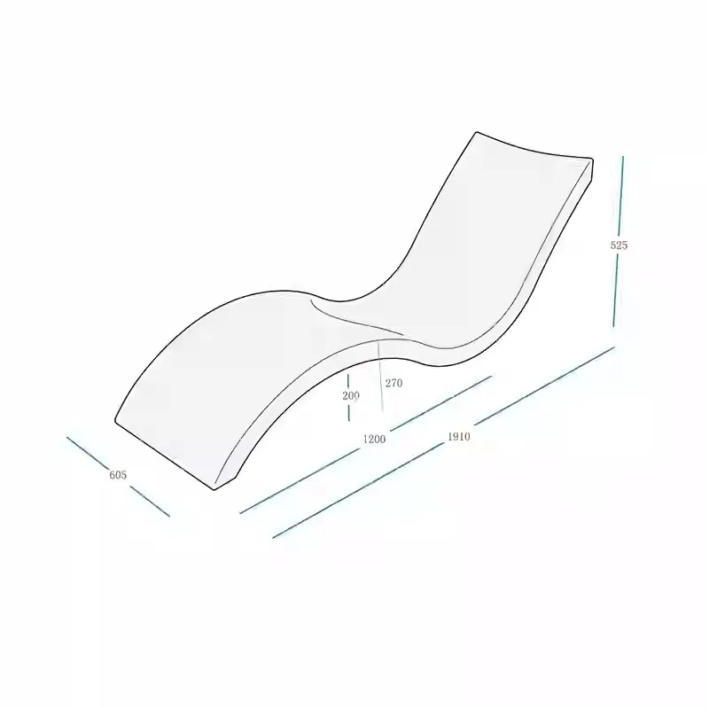 pool water waterproof UV resistance sun loungers hotel spa beach club outdoor furniture garden lounge chair