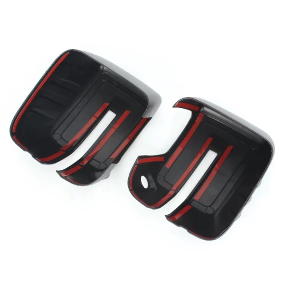 Abaiwai 3d Auto Abs Matte Schwarz Carbon Faser Farbe Spiegel Abdeckung Für Haval H9 2024 2025 2026 Rückspiegel Abdeckung zubehör – Detail 6