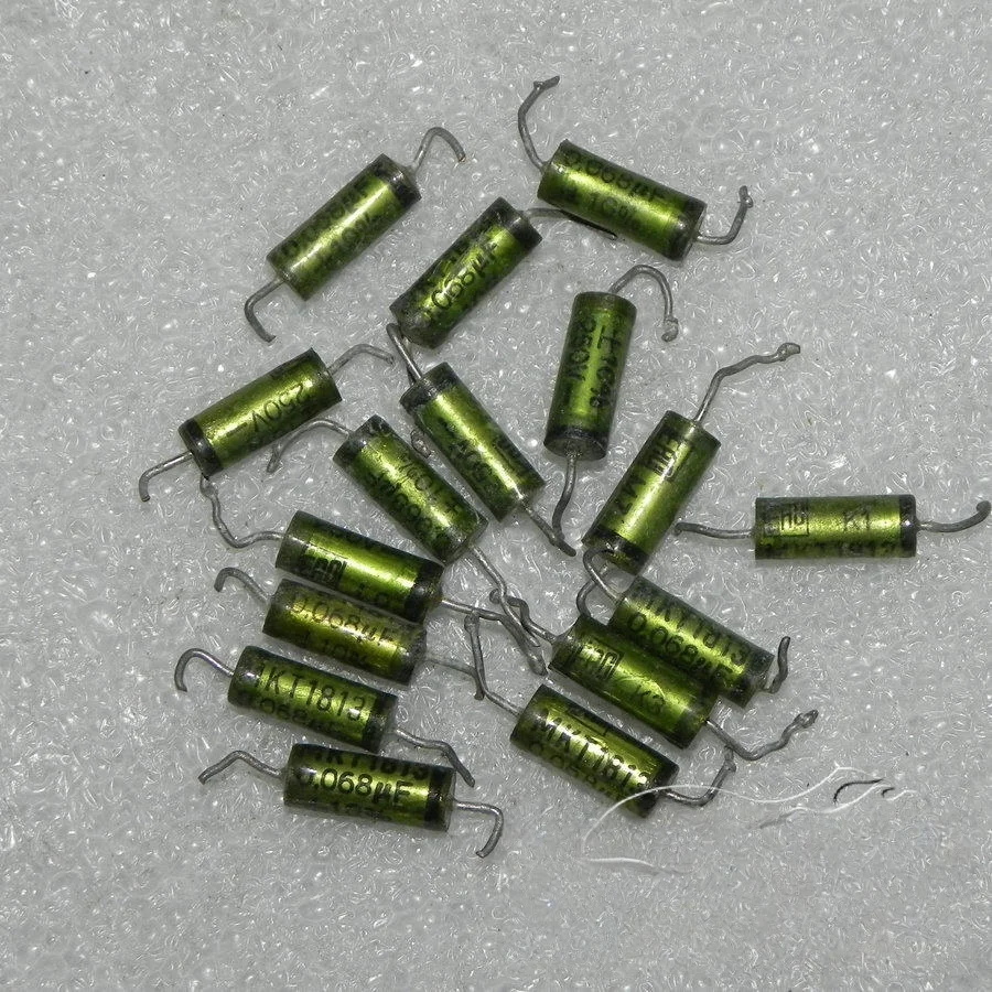 10PCS Disassembled German ERO MKT1813 250v 0.068uf 683k 68nf vintage film capacitor with foot length of 15/22MM 12*5MM