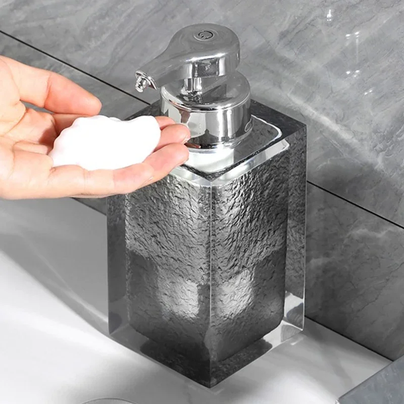 Luxury Foam Soap Dispenser Bottle Press-type Bathroom Liquid Shower Gel Empty Bottle Shampoo Container Bathroom Accessories