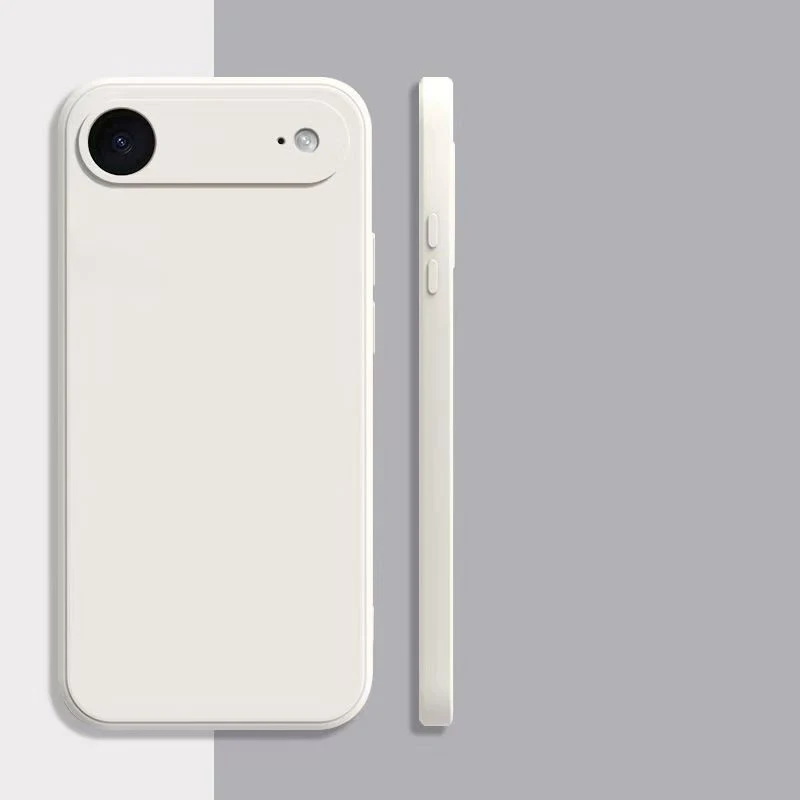 حافظة سيليكون سائلة مربعة فاخرة لهاتف آيفون حافظة هوائية لهاتف آيفون 17 غطاء هوائي آيفون 17 كاميرا هوائية حافظة هاتف واقية