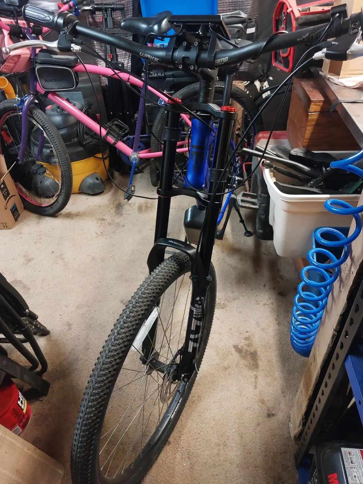 ZTZ Fahrrad-Federgabel 26/27,5/2 Zoll für Sport-Mountainbikes DH Luft-Doppelschulter-Downhill-Ersatzteile – Detail 18
