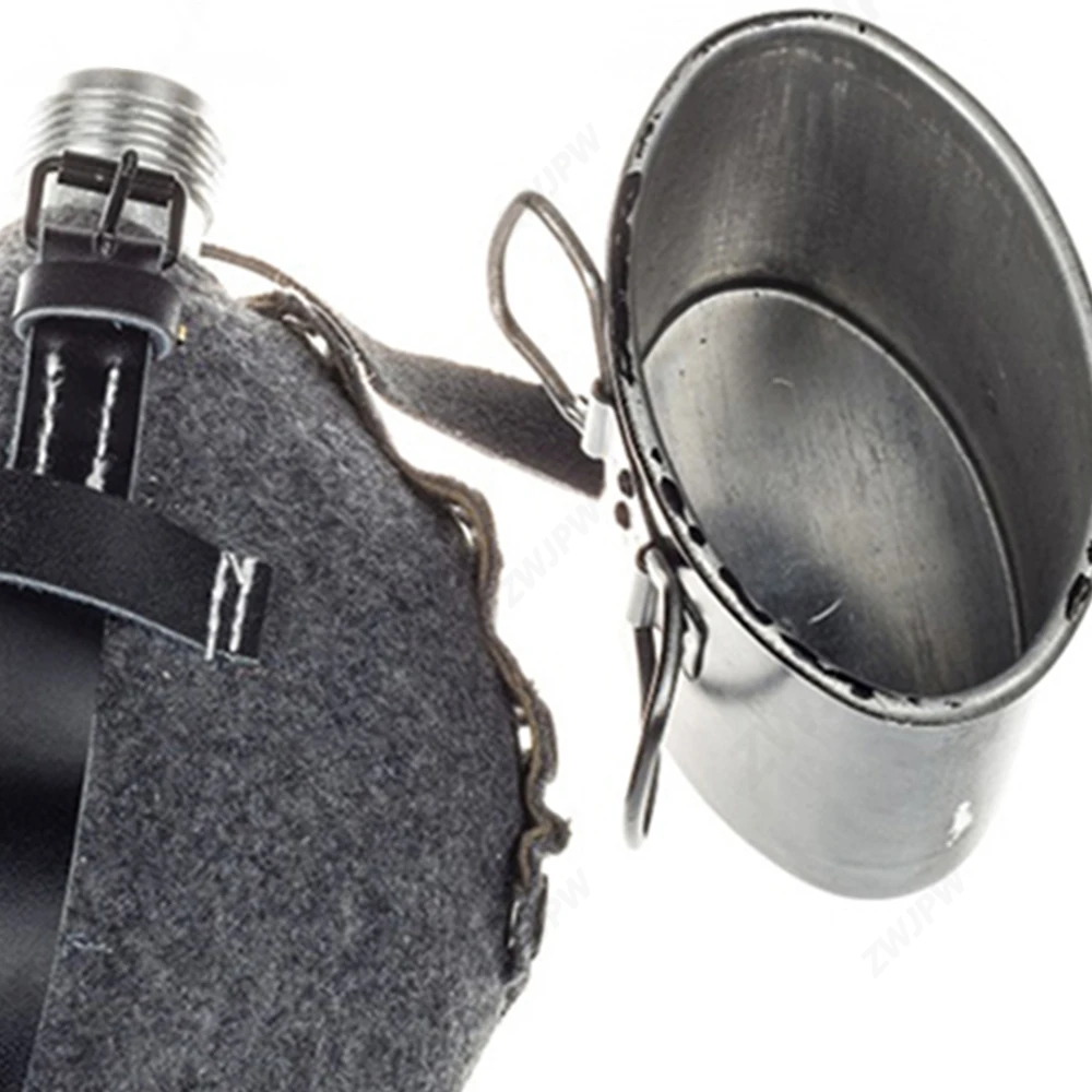 WW2 Reenactment M1931 German Canteen With Cover Set Outdoor Reproduction Prop