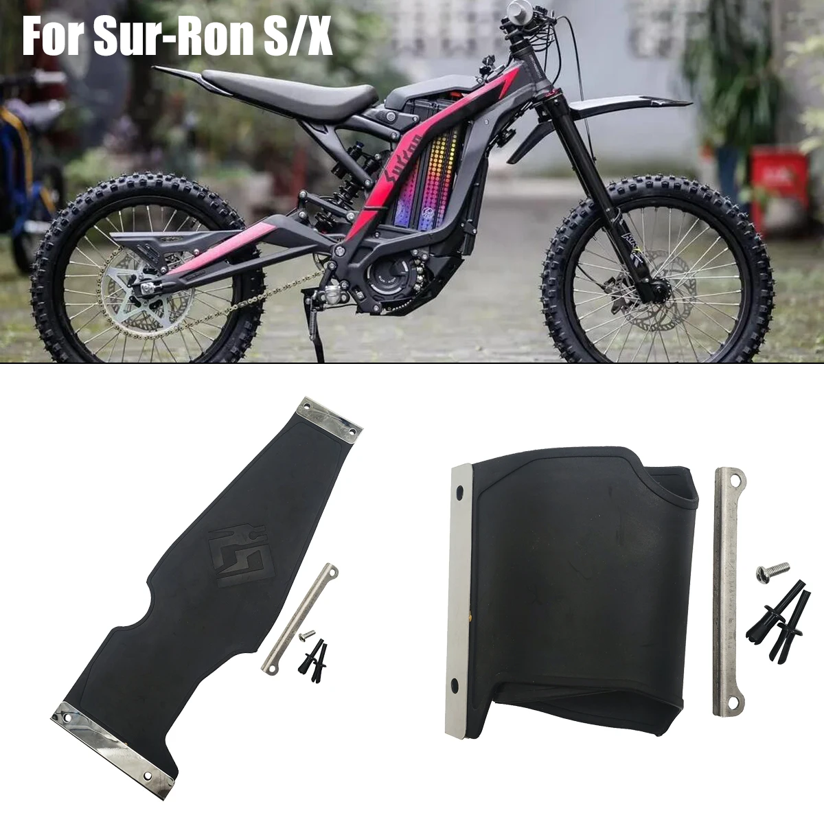 

For Sur Ron Sur-Ron Surron Light Bee X & S Electric Motorcycle Rear Shock Absorption Mud Mudguard Splash Para Accessory