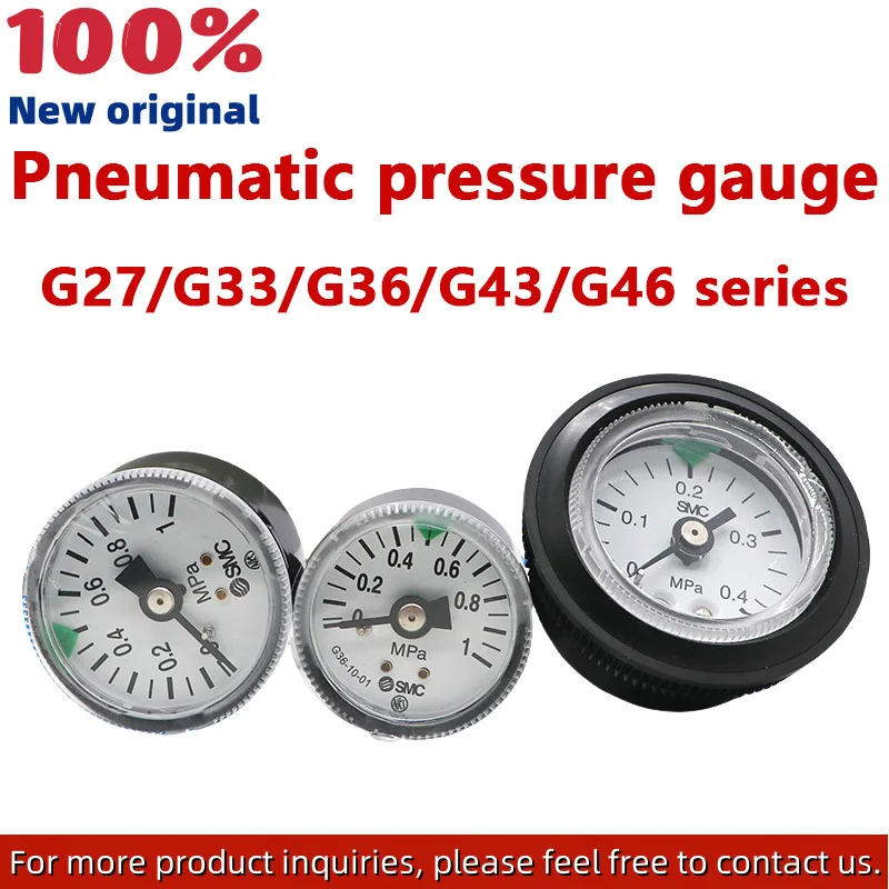 New SMC G27/G33/G36/G43/G46 Series Vacuum Pressure Gauge G27-20-01 G27-10-R1