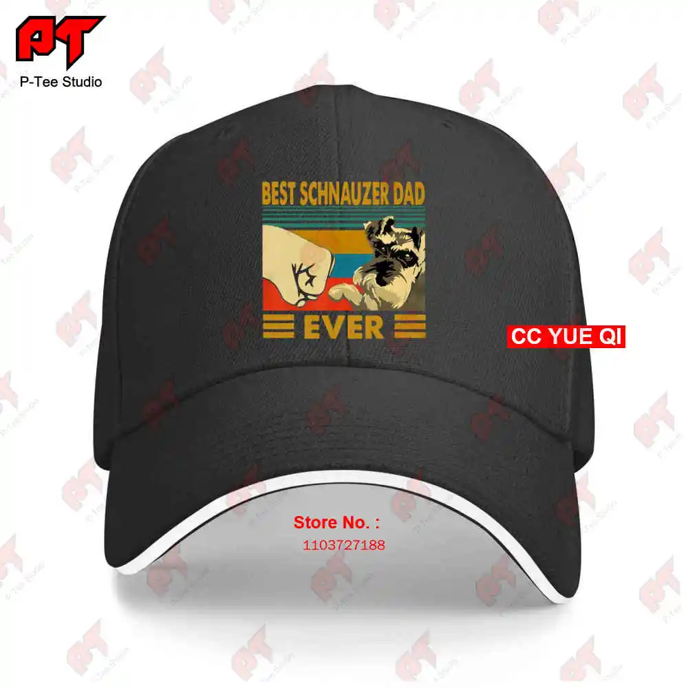 Schnauzer Dog Dad Ever Baseball Caps Truck Cap 0X35