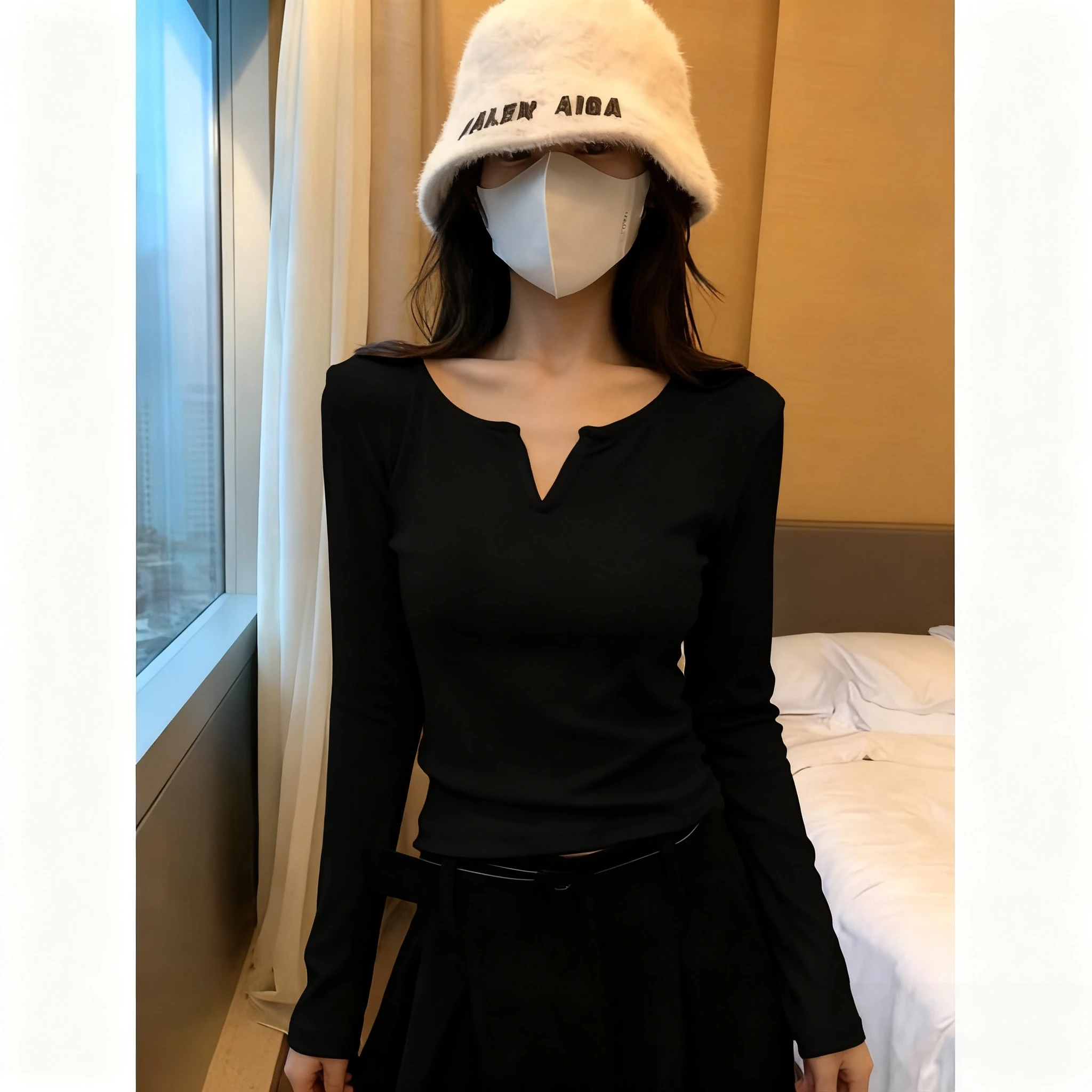 เสื้อยืดแขนยาวสำหรับเด็กผู้หญิง วัยรุ่น ผู้หญิง ฤดูร้อน ผ้าฝ้าย ตัดต่อช่วงไหล่ สไตล์วันหยุด ลำลอง ทันสมัย สาวรุ่นใหม่ ระบายอากาศได้ดี น้ำหนักเบา สไตล์สาวออฟฟิศ