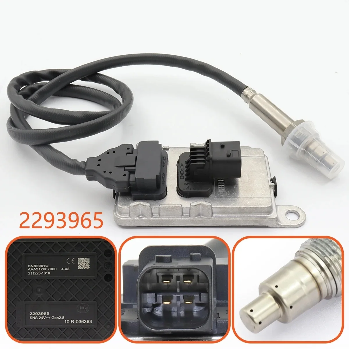 2293965 SNS0061G 24V High Quality Nitrogen Oxygen Nox Sensor For DAF Truck for Mitsubishi Fuso Truck Diesel Engine SCR Emission