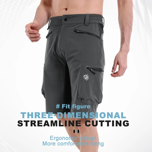 Imagen 2 del producto X-TIGER 2024 pantalones cortos para bicicleta nuevos, multibolsectos, transpirables, para Motocross, Moto, MTB, bicicleta de descenso, pantalones cortos de verano para bicicleta de montaña
