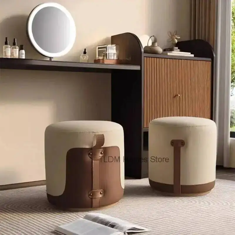 Luxuriöser, komfortabler Schminktisch mit Stuhl und Stauraum für das Schlafzimmer – Mobiler Schminktisch mit Stuhl als Schlafzimmermöbel