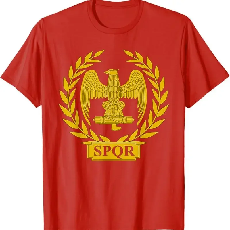 S P Q R Ancient Rome Symbol Senatus Populusque Romanus T Shirt