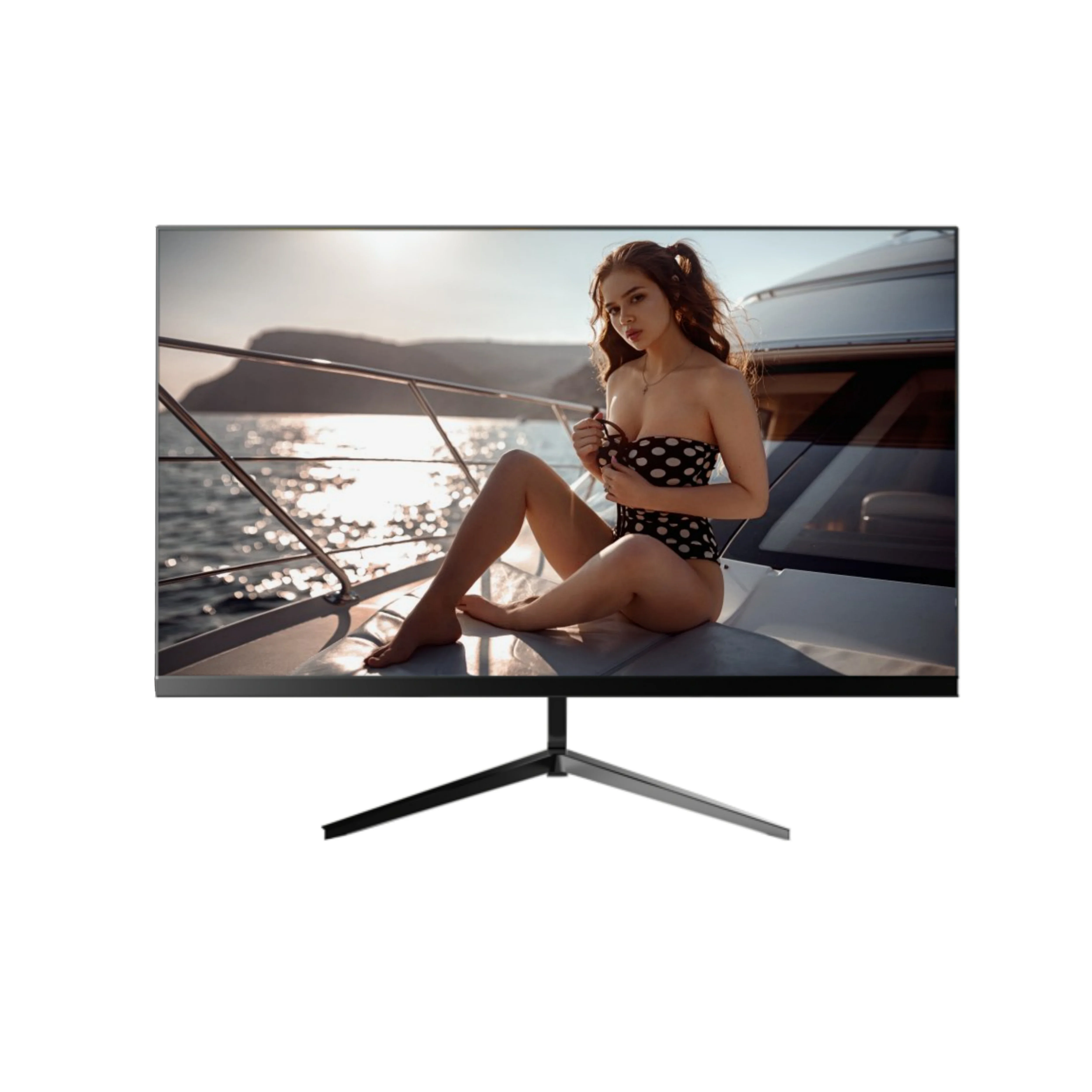 

High Quality 27 Borderless LED Backlit HD TV for Hotels and Businesses OEM/ODM High Definition Gaming Monitor LCD & LED HDTV