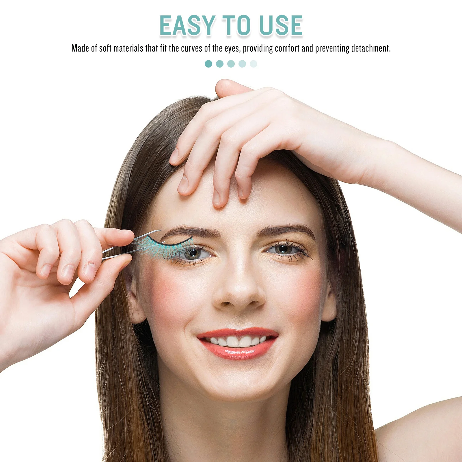 10 pz colore ciglia finte striscia estensioni ciglia finte professionale leggero arricciatura naturale trucco ciglia ciglia sfuse