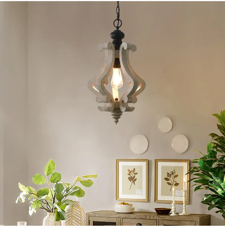 American Style Rural Retro Wooded Vintage Color Living Room Kitchen Bar Corridor Decoration