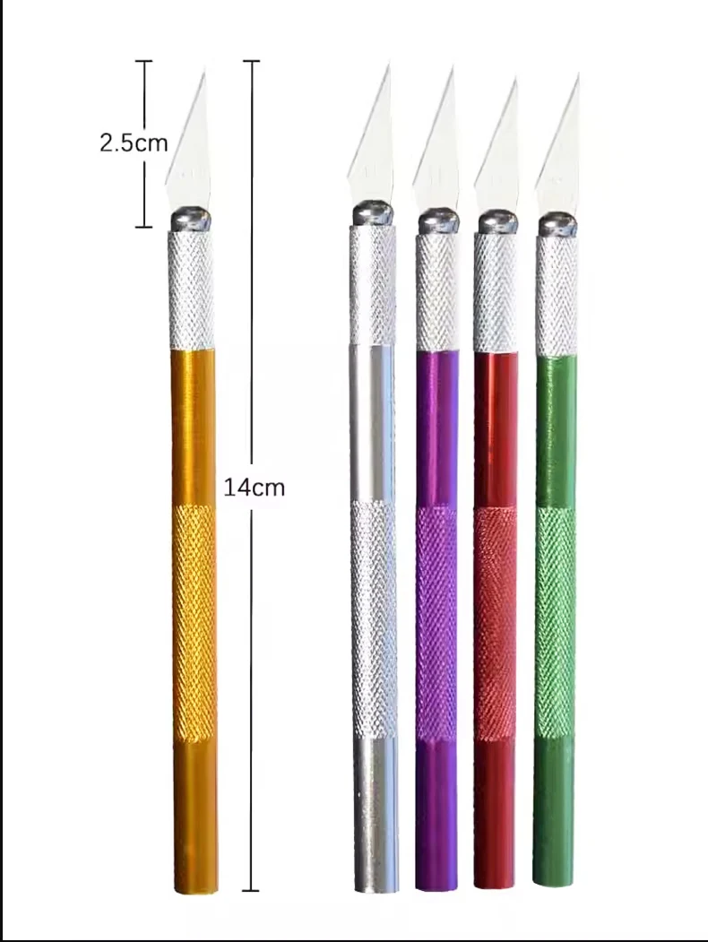 Conjunto de Facas de Precisão para Gravação e Artesanato - Ferramentas Manuais para Hobbystas