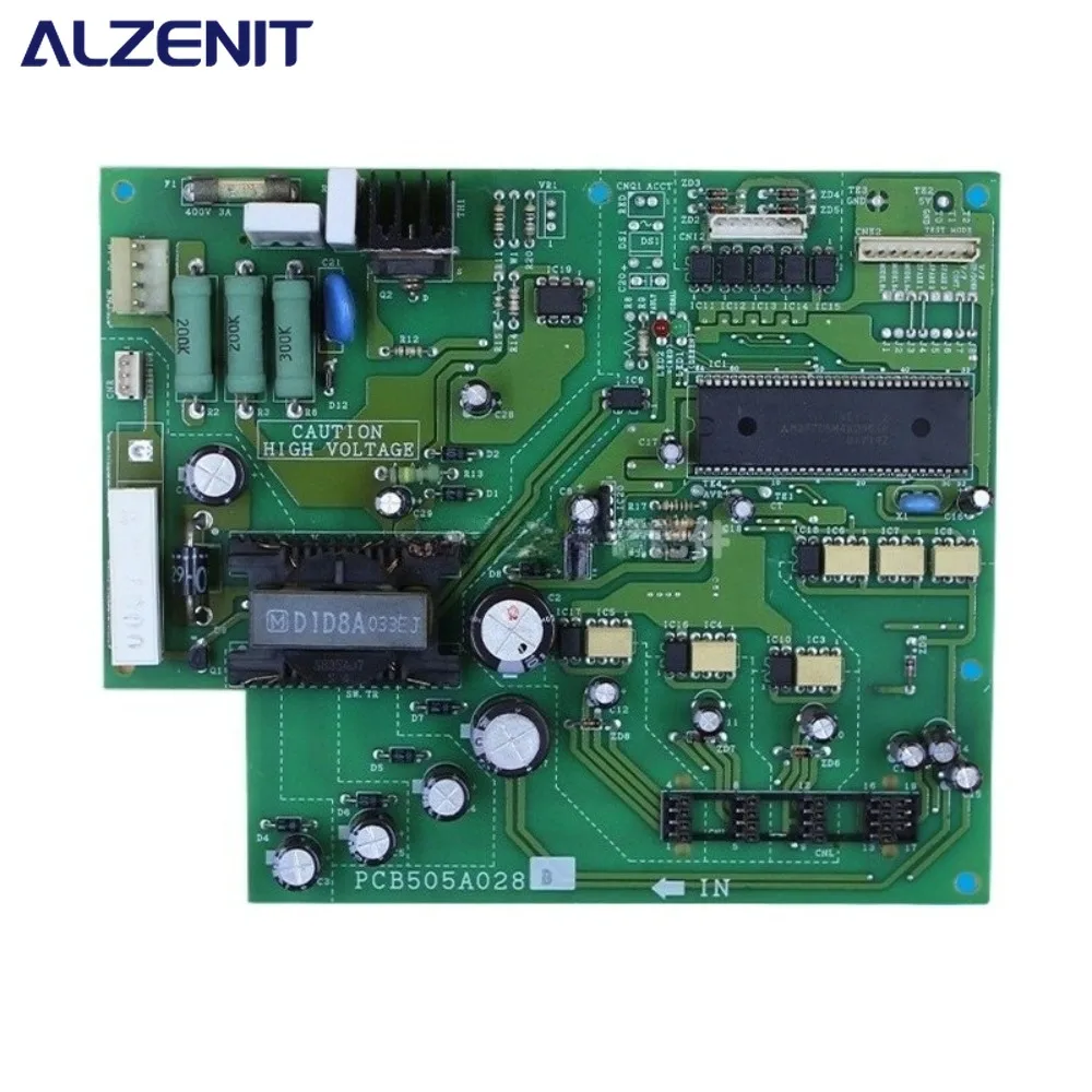 تستخدم لمكيف الهواء ميتسوبيشي وحدة خارجية لوحة تحكم PCB505A028B أجزاء تكييف PCB PCB505A028