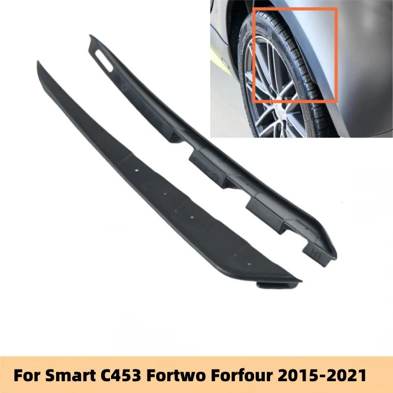

For Smart C453 Fortwo Forfour 2015-2021A4538900178 Car Side Fender Flares Extension Protection Wheel Eyebrow Arches Lips