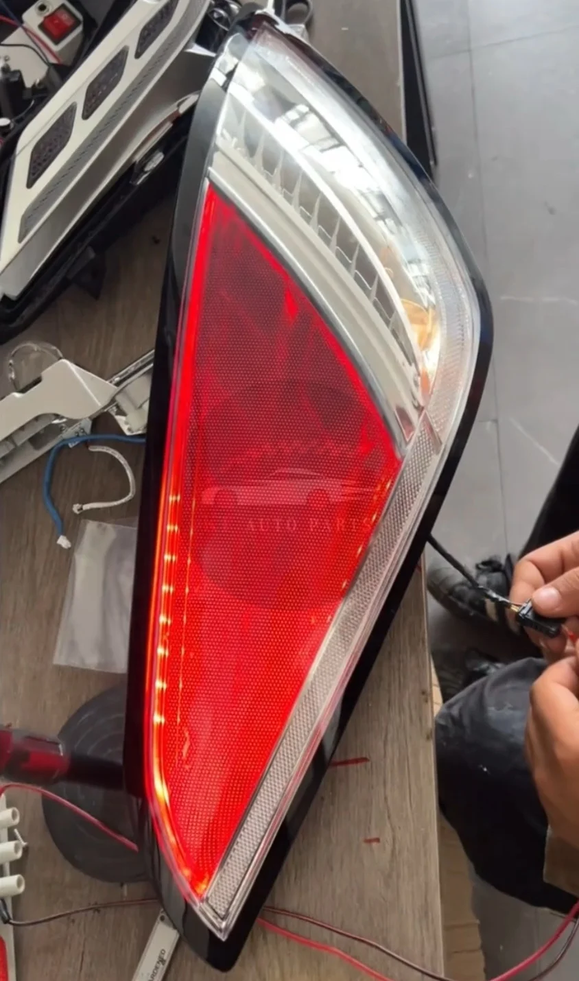 A Set Customized Handmade Taillights For Peugeot RCZ 2010-2015 Venom Modified Taillights Clear Taillights