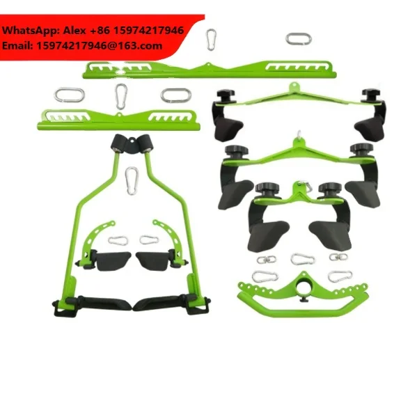 Fitness Gym Sport Parts Adjustable Multi Back Handle Back Training Pull Hand Grip Pull Up Cable Machine