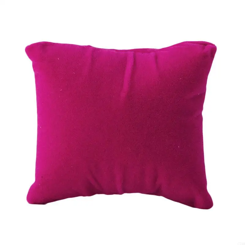 C71B 시계 베개 보석 디스플레이 소품 브레이슬릿 쿠션 홀더 주최자 베개