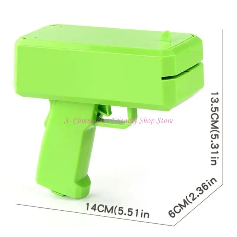 85AE Distributore contanti portatile Giocattolo Esclusivo sparasoldi per festival Spara soldi portatile per celebrazioni