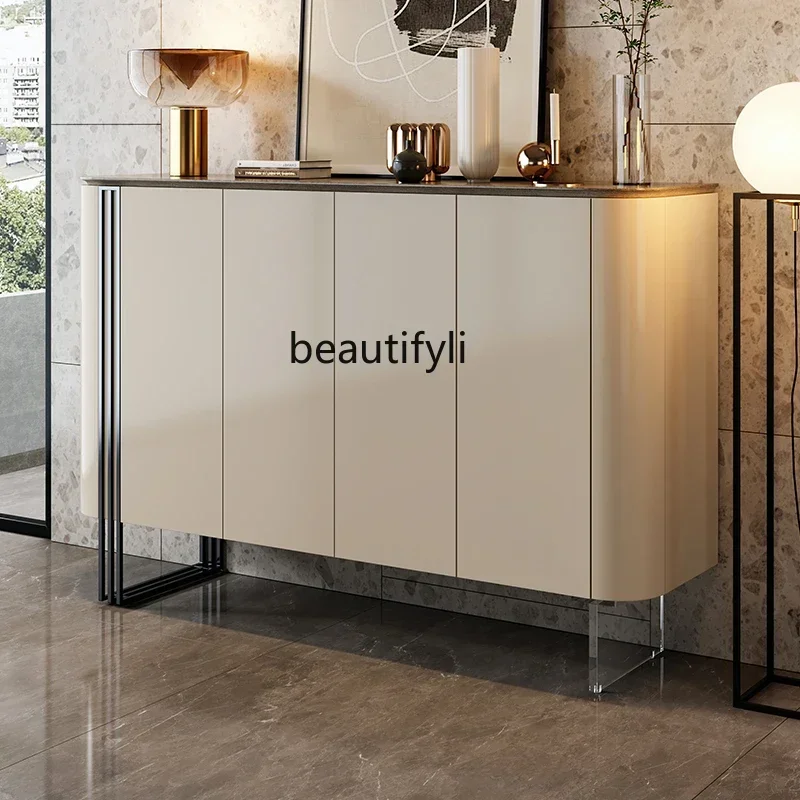 

FF Italian light luxury four-door entry partition cabinet decorative cabinet entrance cabinet minimalist