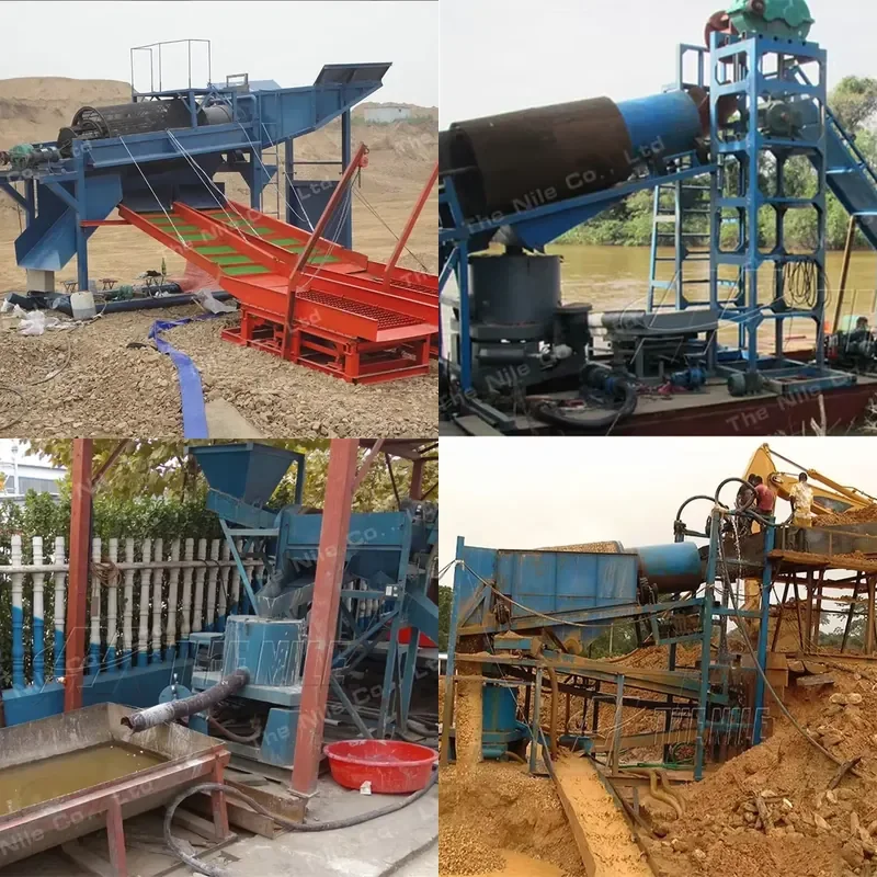 2026 CE Hot Sales Small Scale Gold Dust Washing Machine Gold Wash Plant Small Mobile Gold Mining