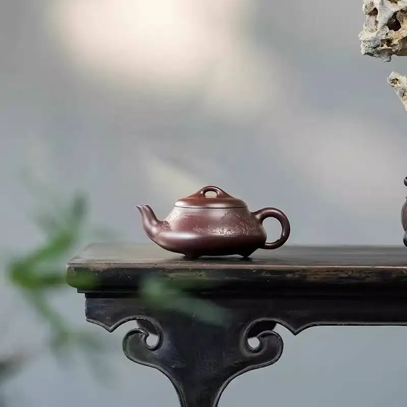 [Chang Tao] Yixing Wu Shangyuan Handmade Teapot Purple Clay Han Tang Ladle Pot 230Cc