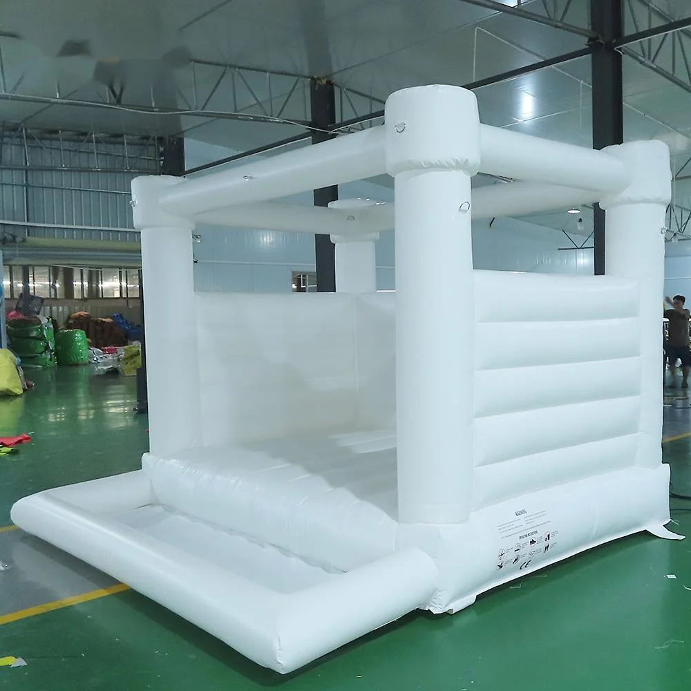 10x10ft 3x3m Inflatable Wedding Bouncer white birthday Jumper Bouncy Castle with ball pit,White bouncy house inflatable bouncy