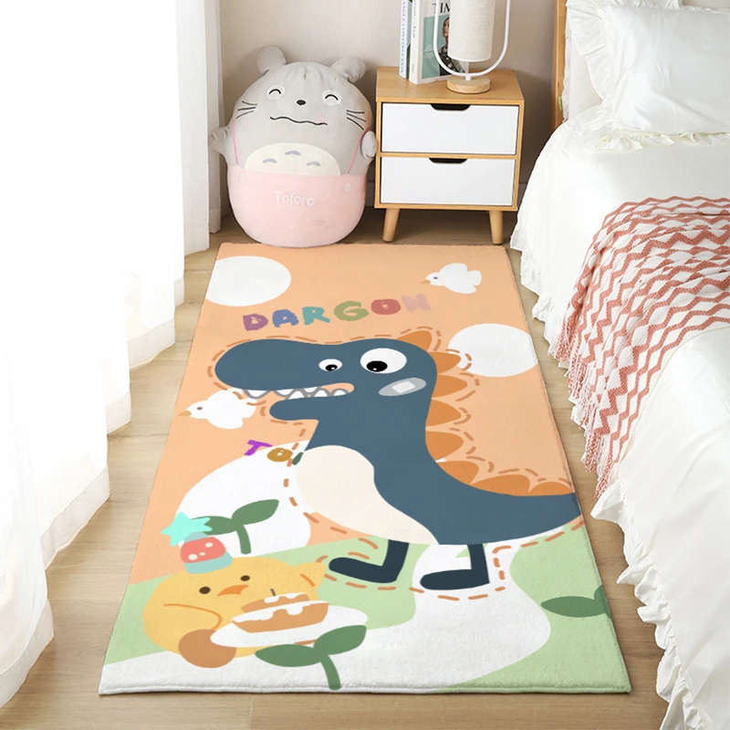 Soft Cartoon Imitation Cashmere Carpets Room Decoration Rug Large Area Bedroom Bedside Carpet Living Room Sofa Coffee Tables Rug