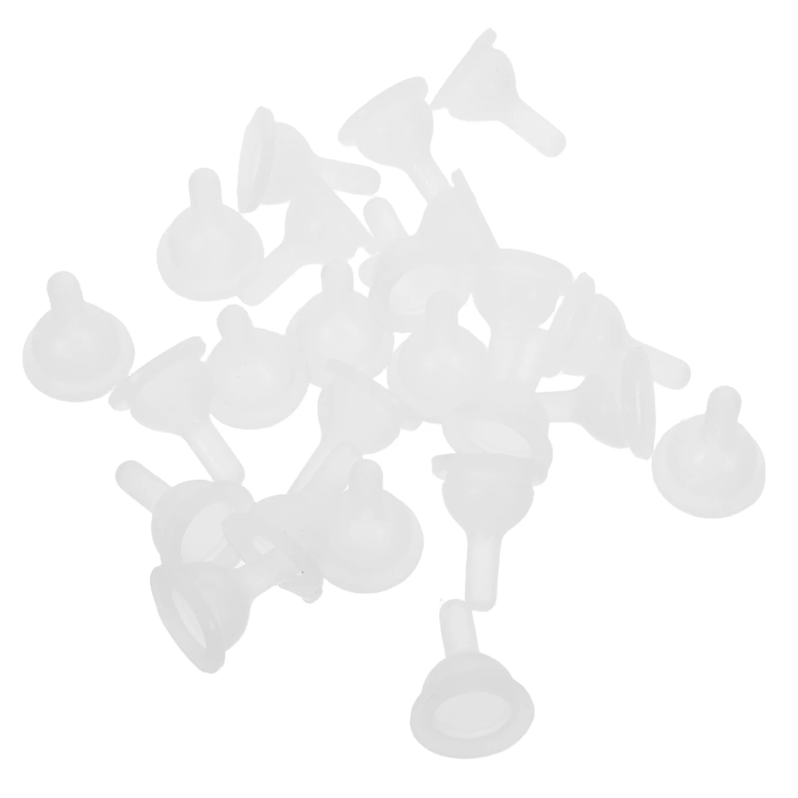 

50Pcs Cat Suckling Pacifier Silicone Nipples Replacement Compatible Most Bottles Newborn Kitten Feeder Silicone Kitten Nipples