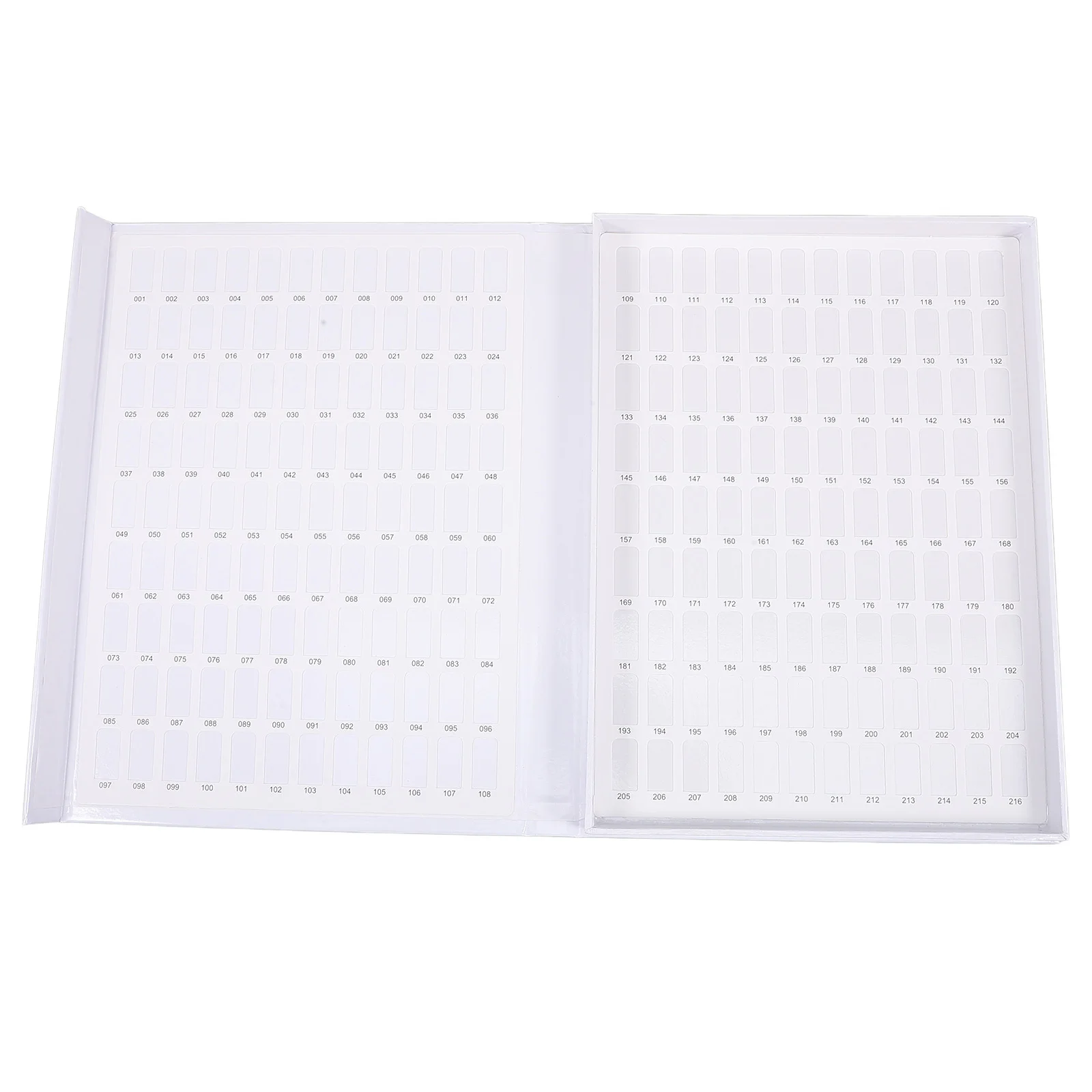 Tabellone per nail art Pratico libro per display a colori per unghie Materiale stabile Facile da trasportare Vetrina per unghie ovunque Strumento per manicure