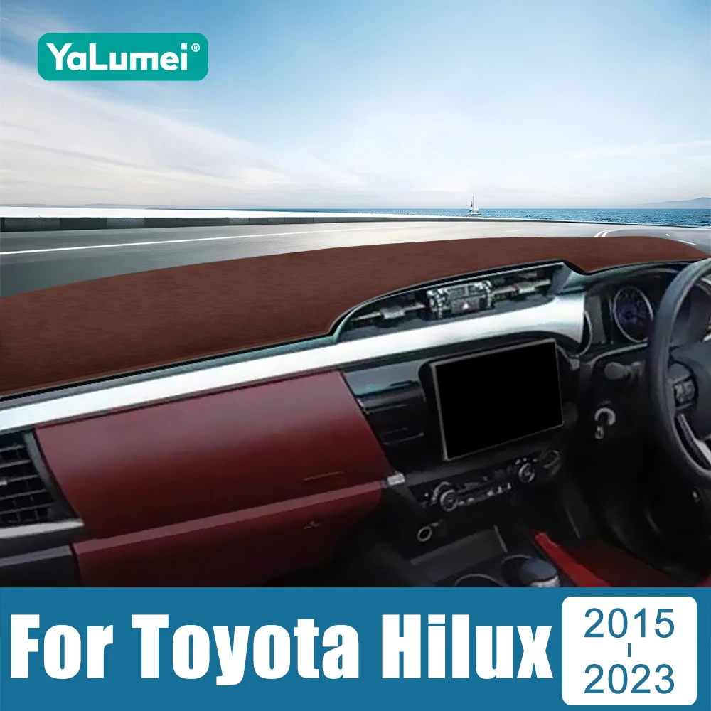 

For Toyota Hilux SR5 4X4 REVO 2015 2016 2017 2018 2019 2020 2021 2022 2023 Car Dashboard Cover Sun Shade Mat Pad Accessories