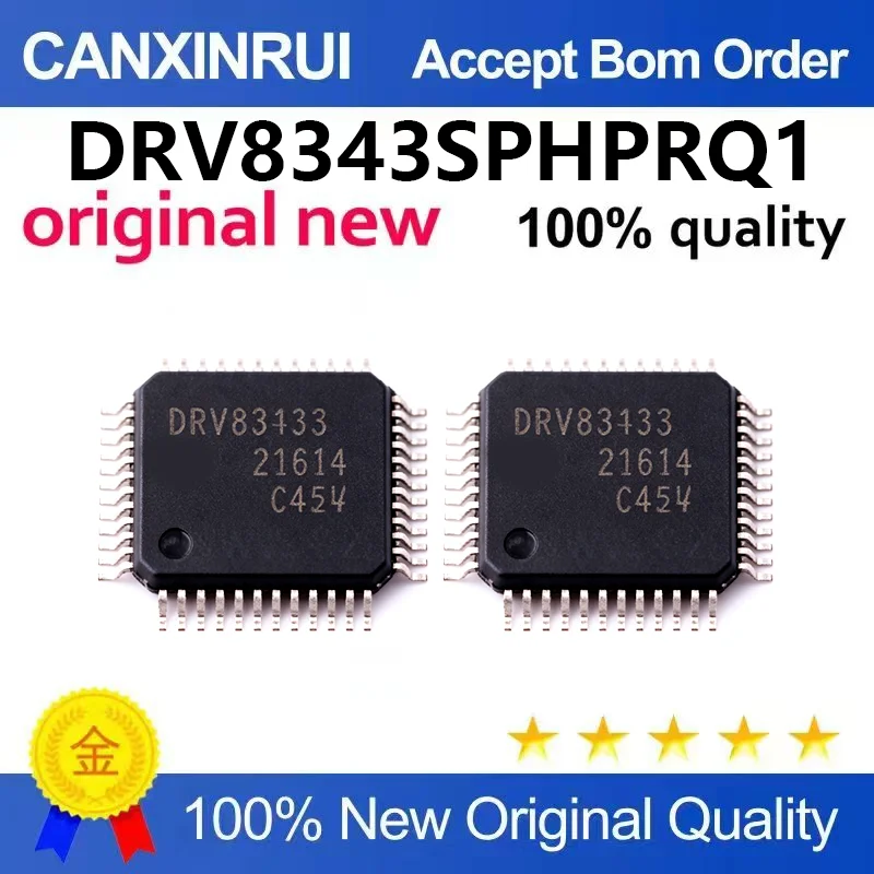 （5pcs-100pcs）Original genuine DRV8343SPHPRQ1 HTQFP-48 (7x7) motor driver/controller