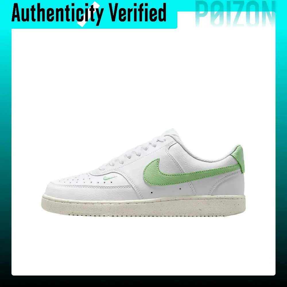 Zapatillas Nike Court Vision Low top para skateboarding para mujer, color verde claro FV9952-104