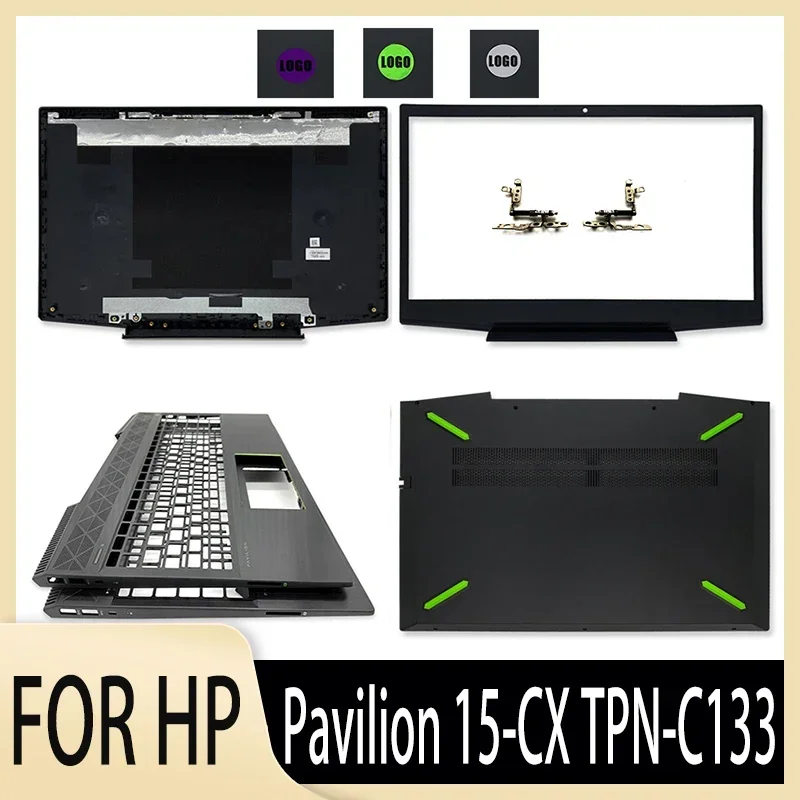 

New Original Cover For HP Pavilion 15 15-CX TPN-C133 Series Gaming Laptop LCD Back Cover/Bezel/Hinges and free Screws 15.6‘’