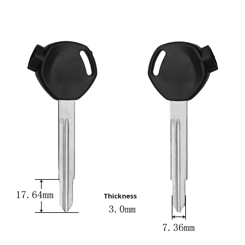 Honda motorcycle key, suitable for: Honda Xindazhou Wuyang WH100 Joy 125CC Jiaying motorcycle key blank(including magnet)