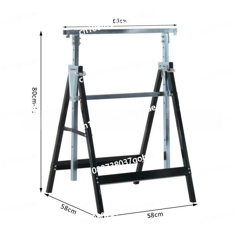 

Складная железная опорная рама с регулировкой высоты и съемными элементами, выдерживающая нагрузку 200 кг, подъемный кронштейн, опорная рама для деревообработки.