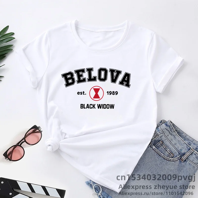 Belova Romanoff 1984 Women\'s Sweatshirt Black Widow 2021 Graphic Hoodie Marvels Streetwear Autumn Oversize Aesthetic Clothes