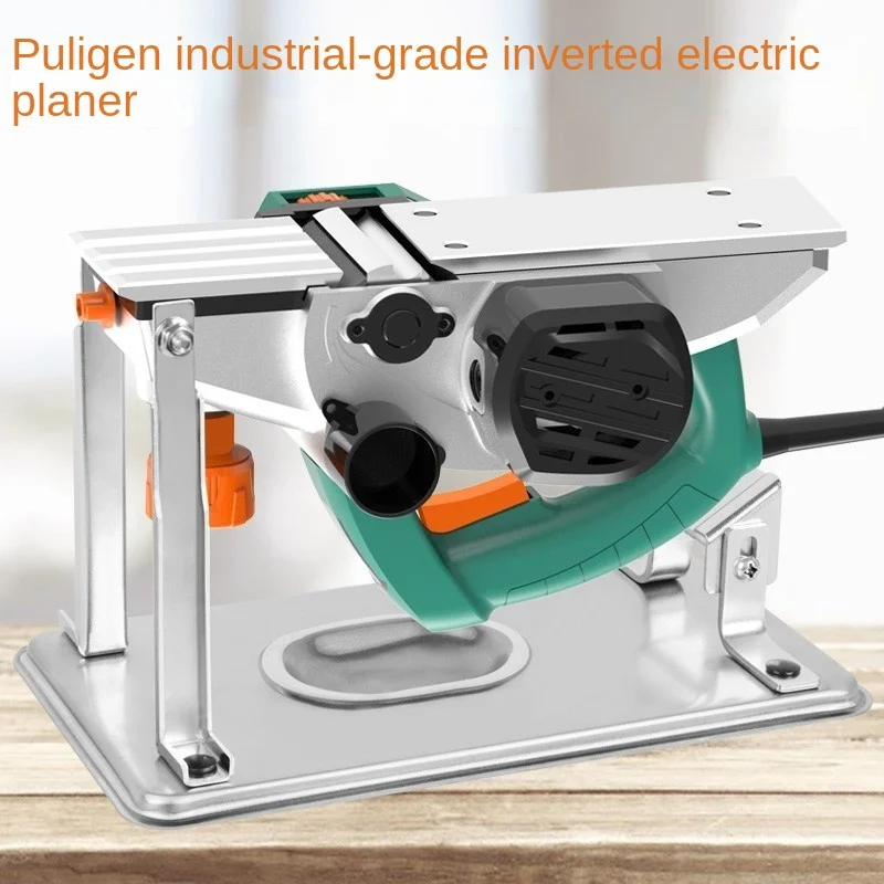 Yy Woodworking Electric Planer Inverted Electric Planer Multi-Function Portable Electric Planer Planer