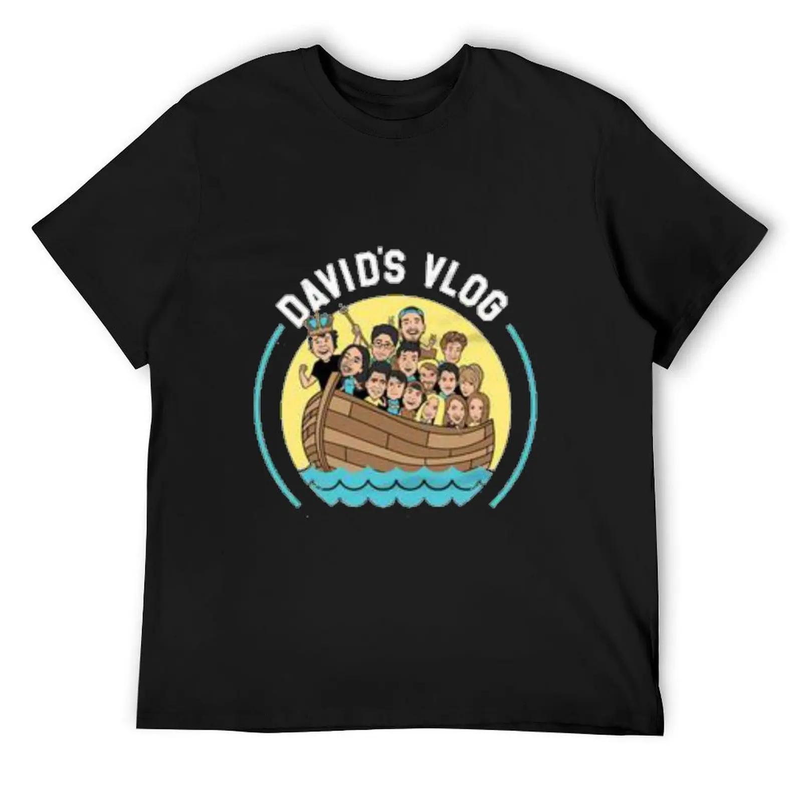 

David's Vlog T-Shirt vintage shirts graphic Funny t-shirt oversized t shirt vintage t shirt men