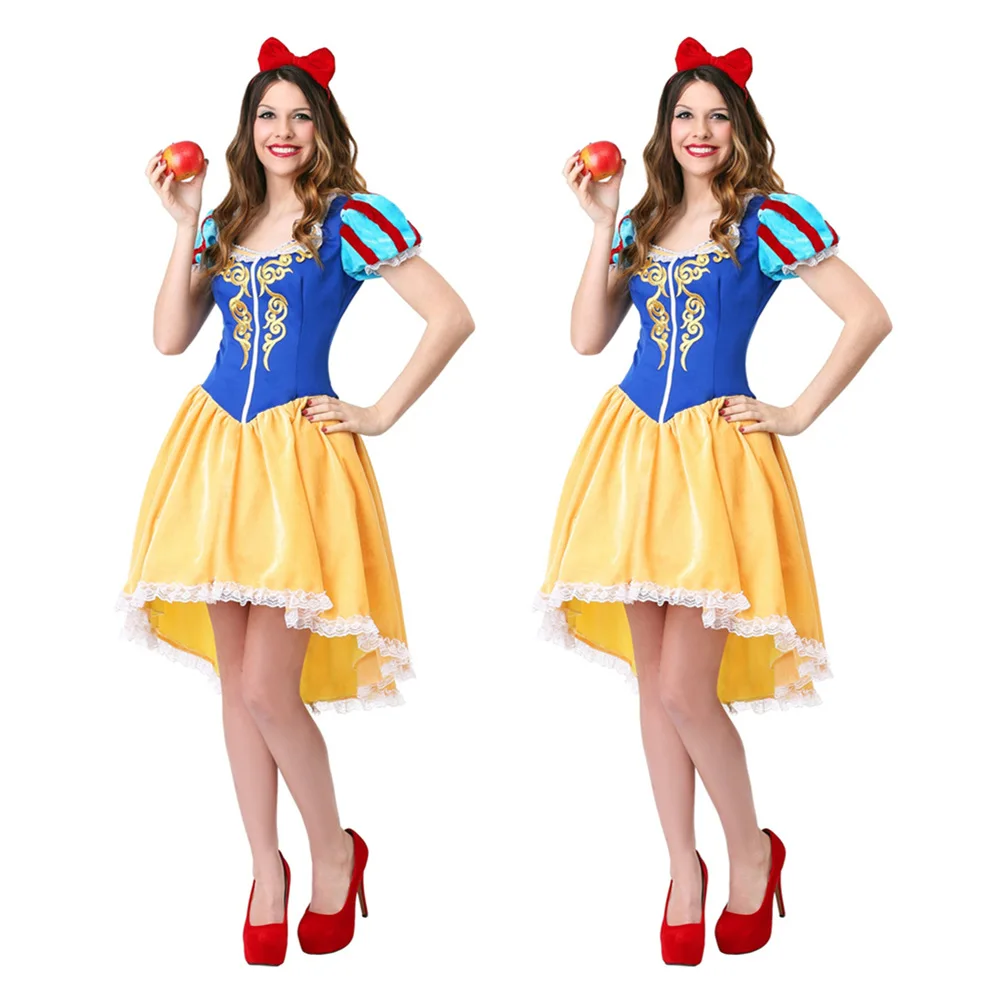الكبار loween تأثيري سنو وايت الدكتور الجنية T S أداء زي العصر الجليدي مرحلة الزي المرأة التقليدية...