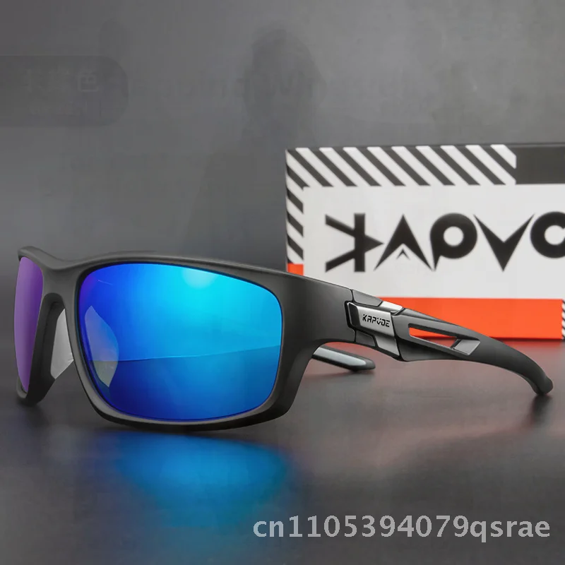 

Kapvoe Unisex Polarized Sports Sunglasses TR90 Full Frame Riding Glasses for Men And Women Driving Goggles Trendy Avant-garde