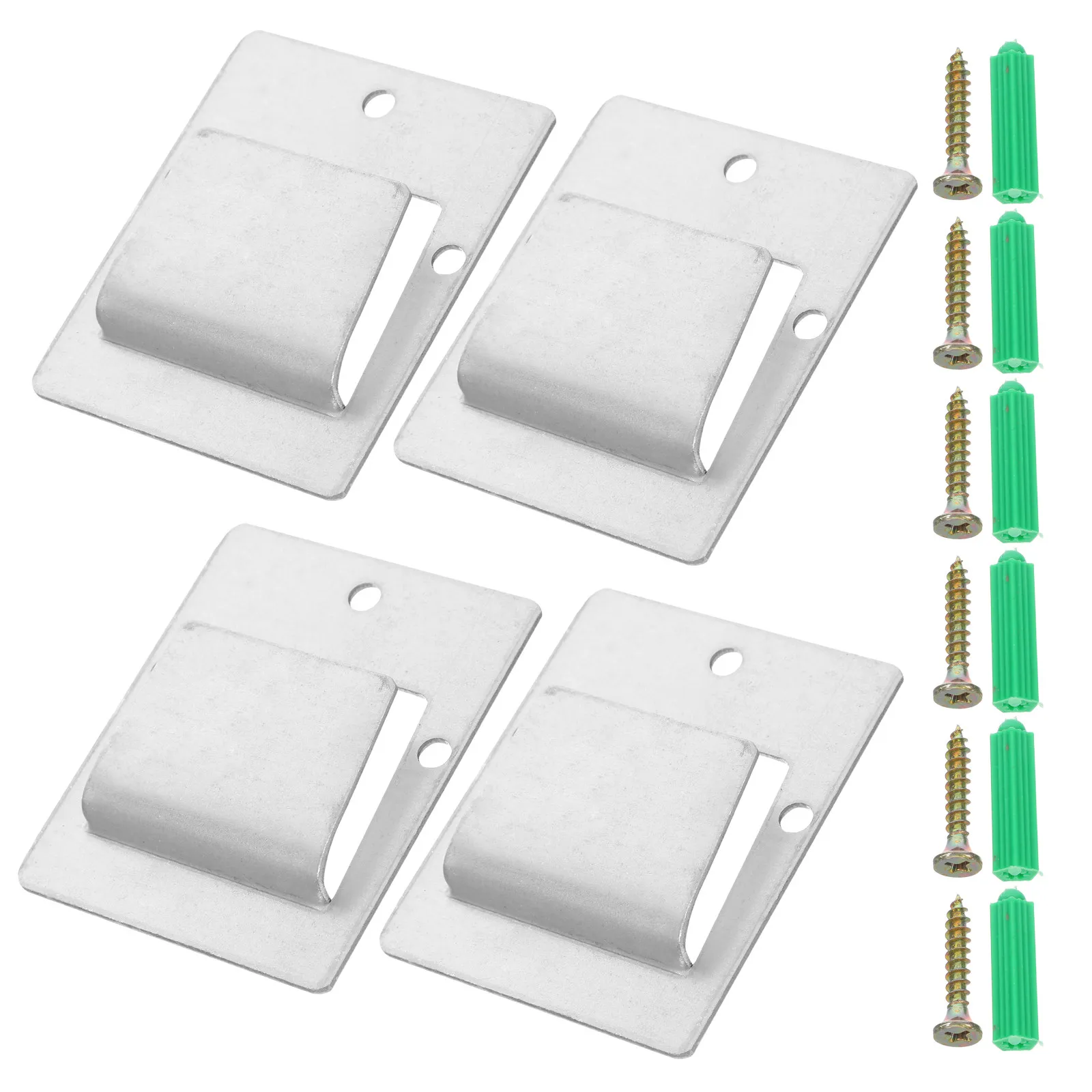 4Pcs Wall Fan Mounting Brackets Universal Fan Support Hooks Heavy Duty Wall Mount Holder for Oscillating Fans Home Living Room