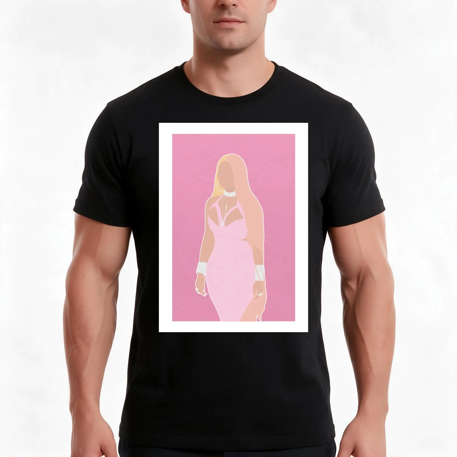 NICKI MINAJ T-Shirt Summer Casual Cotton Tee Oversized Streetwear Tops Vintage Graphic Print Loose Fit Short Sleeve