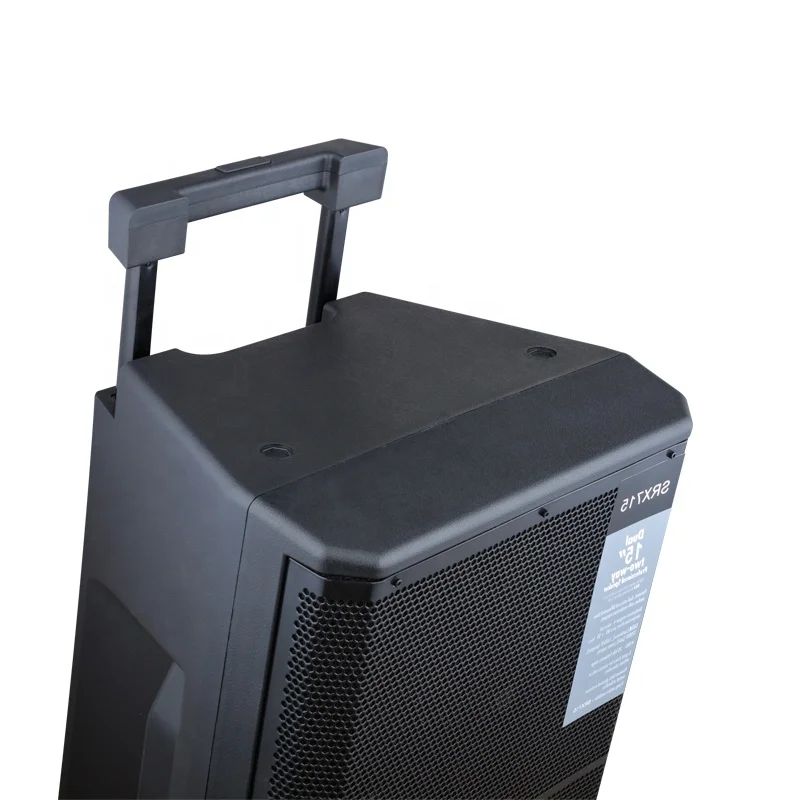 

MBA 15 inches portable trolley speaker with high power power amplifier karaoke 12V battery /delay/echo/microphones