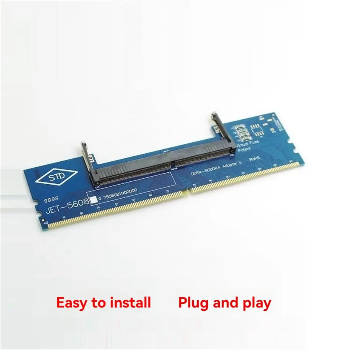 618 Mega Sale 10PCS Laptop to Desktop SO-DIMM to PC DIMM Card DDR4 Memory RAM Memory Adapter Laptop RAM to PC Desktop Test Card